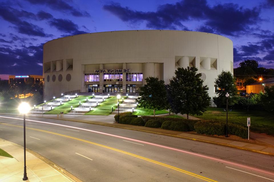 Mckenzie Arena at night